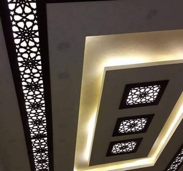 ترکیب کناف و چوب مشبک30